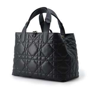 Dior  Toujours Black Leather Macro Handbag Christian Cannage